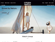 Tablet Screenshot of citizenwatches.co.in